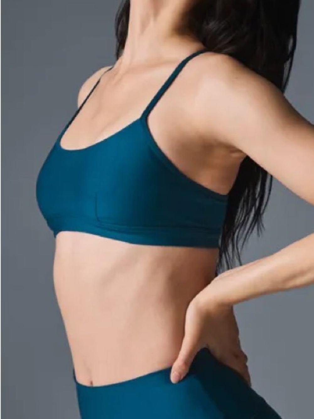 Alo “Eclipse Blue” Airlift Intrigue Bra